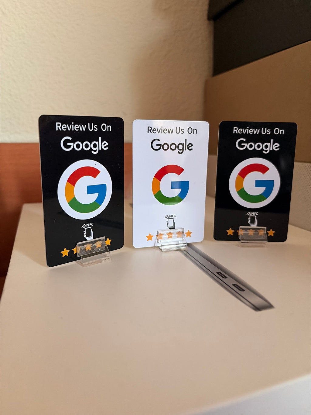 Stand de reseñas de Google