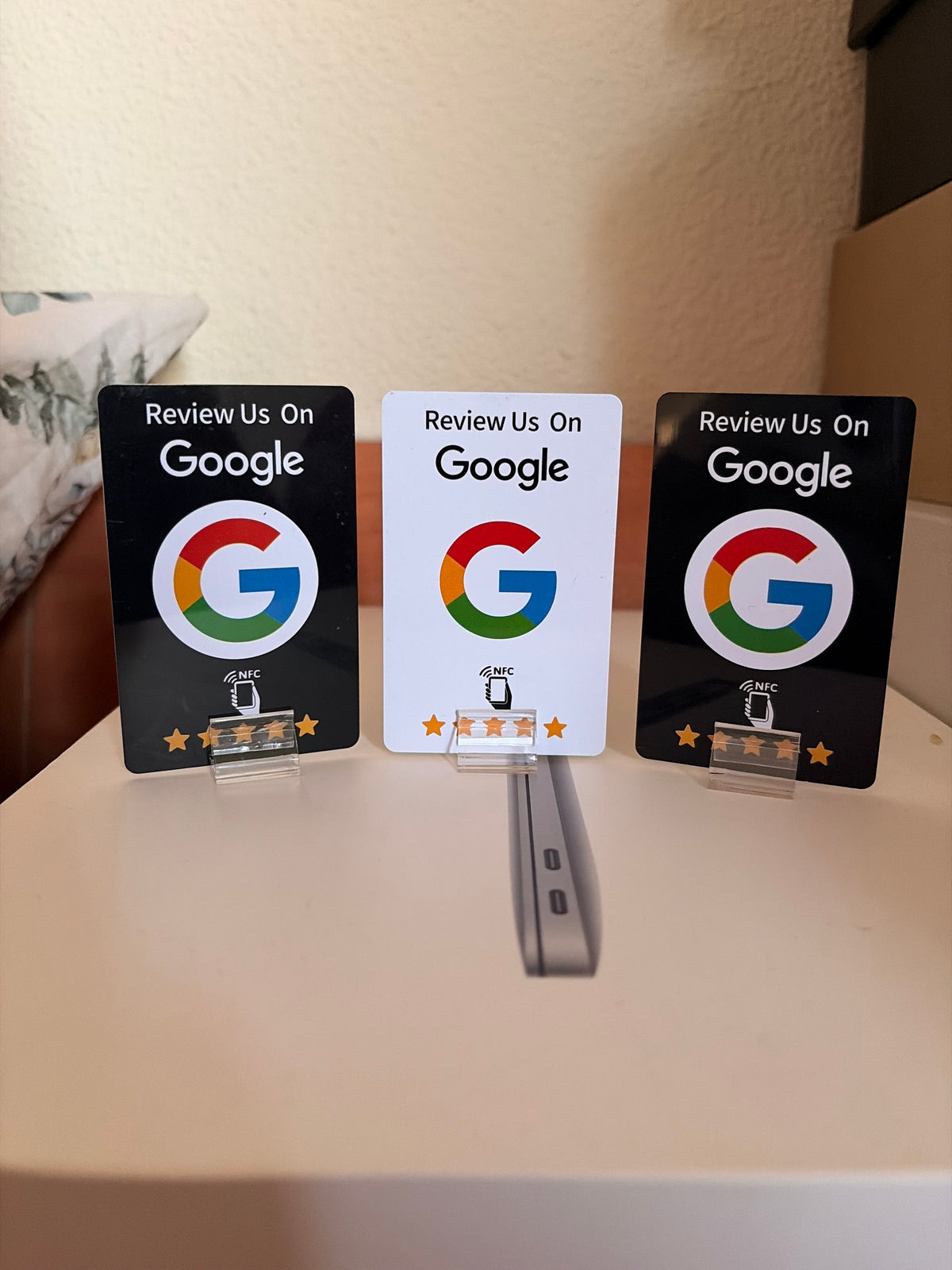 Stand de reseñas de Google